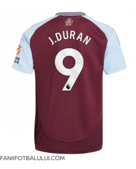 Aston Villa Jhon Duran #9 Tricou Fotbal Replică 2024-25 Barbati Acasa